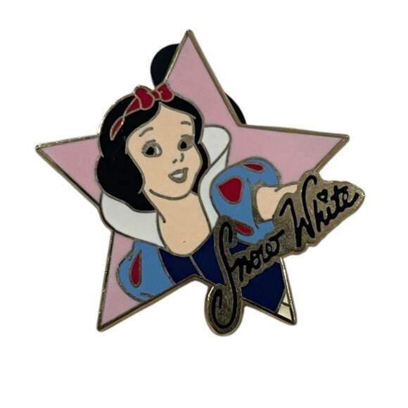 Disney Pins Cast Lanyard Set of 4 Star & Hidden Mickey Diamond Frame 2004-2006 - Picture 3 of 8